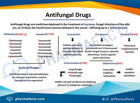antifungal drugs pharmacology mnemonics fungi medicines adverse pharmacokinetics