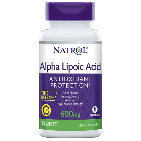 lipoic acid antioxidant natrol mg