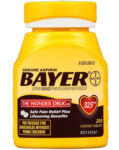 aspirin bayer coated