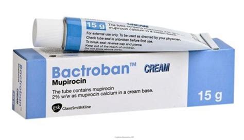 bactroban 15g nasensalbe mupirocin topical mupirocina antibiotique indoxyl receptu unguento ung antibakterielle glaxosmithkline