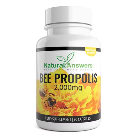 propolis bee capsules 2000mg bees supplements