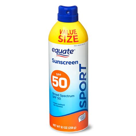 sunscreen broad equate spf