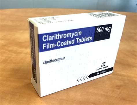 clarithromycin 500mg tablets pil