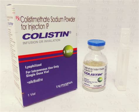 colistin injection sodium inhalation