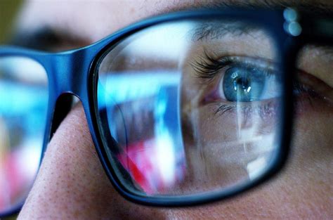 light blue protection eye strain causes