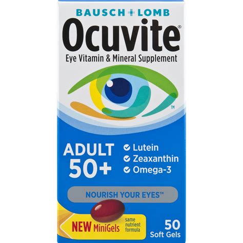 eye vitamins ocuvite vitamin 50 adult walmart health formula soft
