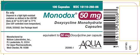 doxycycline capsules monohydrate capsule dailymed