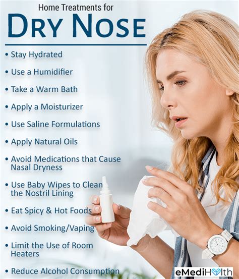 nasal dryness remedies emedihealth ent