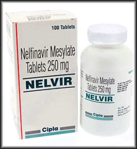 nelfinavir mesylate 1x100 cipla mg