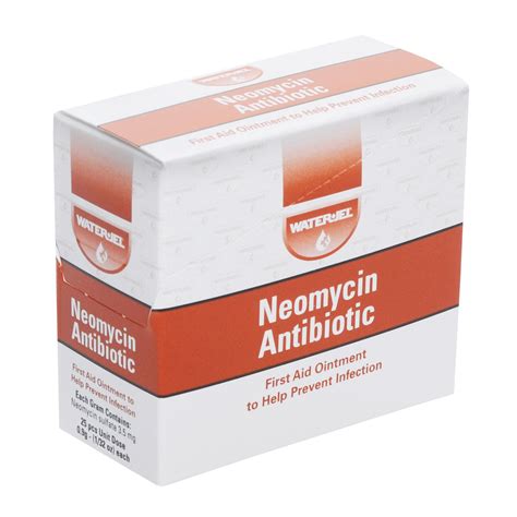 neomycin ointment antibiotic aid antiseptic packets mfasco jel