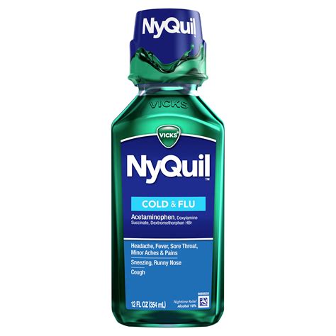 nyquil vicks flu nighttime relief