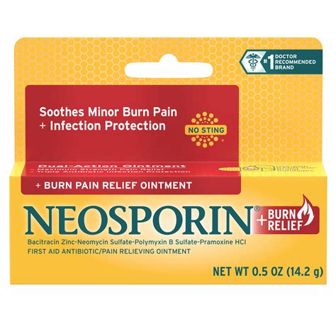 burn neosporin ointment antibiotic neomycin heb