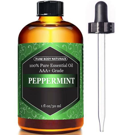 oil peppermint essential pure body naturals oils oz