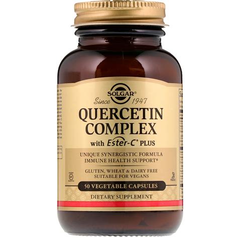 quercetin complex solgar capsules vegetable ester plus iherb