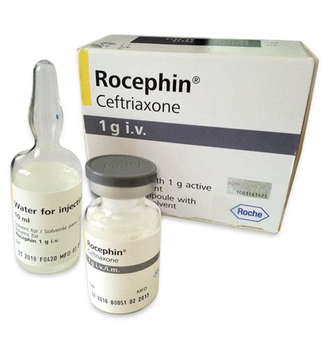 rocephin ceftriaxone 1000mg vial side medicine rosheta drug effects important info use deliver safe min used