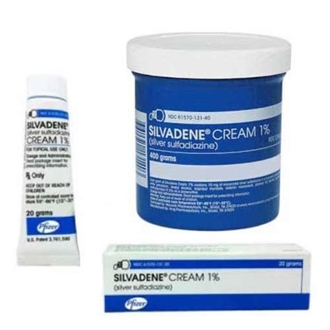 burns ointment sulfadiazine otc topical creams wound pfizer dressings fsa