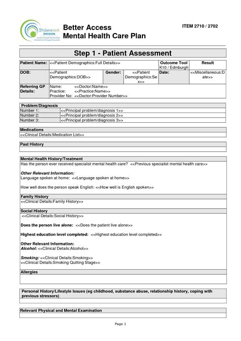 treatment plan template templates example examples pdf word excel templatesdoc