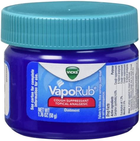 vicks vaporub ointment topical cough