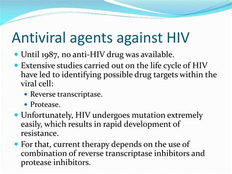antiviral hiv