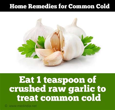 cold garlic common remedies herbal tea
