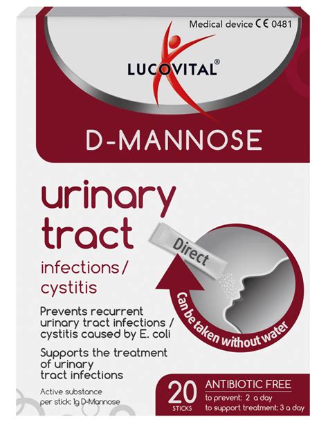 mannose urinary tract 2go sticks uti effervescent