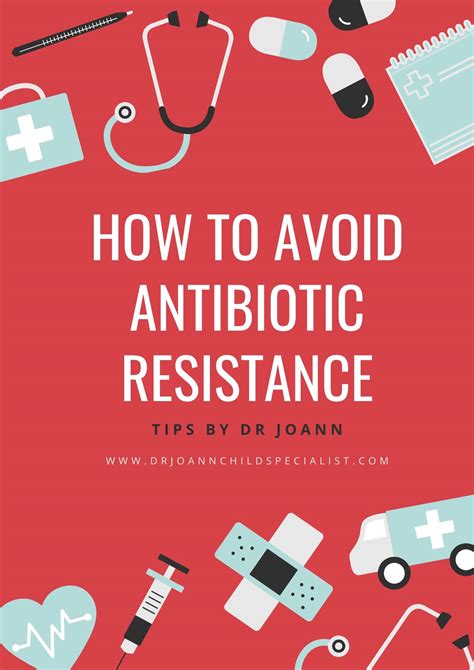 antibiotics preparing emergency avoid resistance child right
