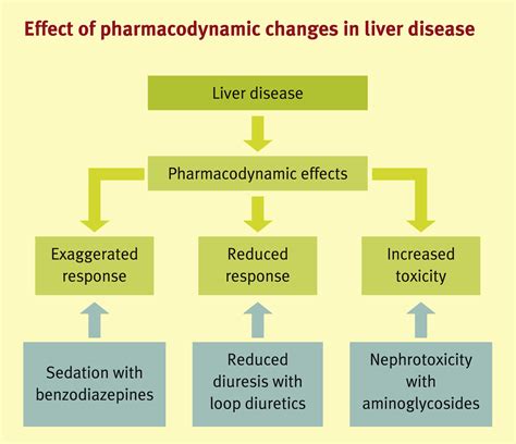 liver disease prescribing drug effect figure pharmacokinetic changes effects